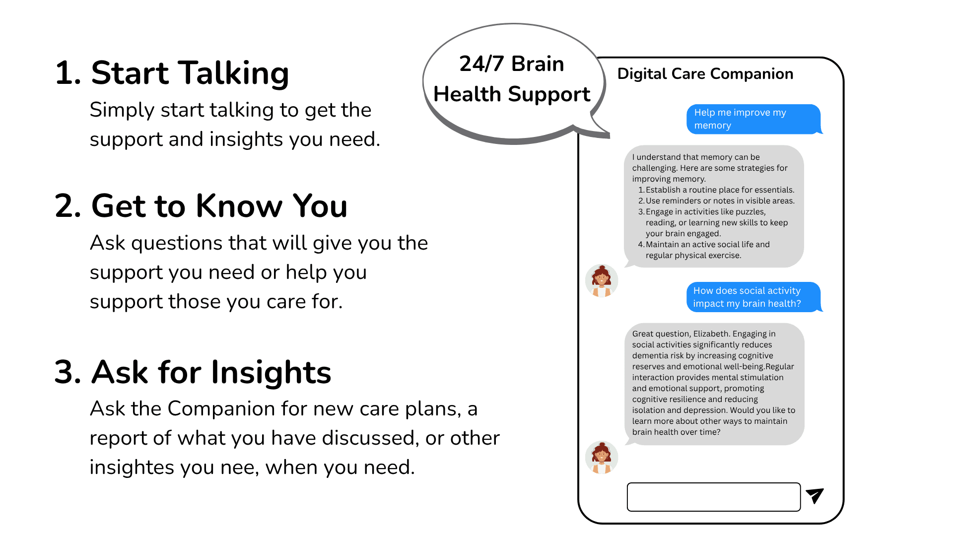 Care Companion Interface